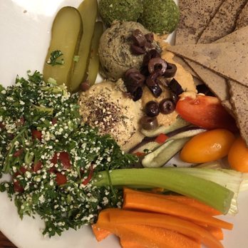 Portia's Cafe - Mediterranean plate - Vegan Near Me - Columbus, Ohio Portia's Cafe - Mediterranean plate - Vegan Near Me - Columbus, Ohio