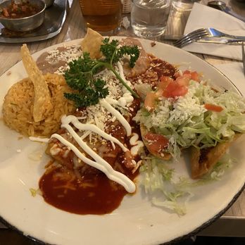 Hacienda Grill - Enchilada and Taco combo - Mexican Near Me - Big Bear Lake, California