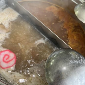 Pot Pot Shabu Buffet - Pot pot  Spicy BBQ broth Miso & Shoyu broth - Hot Pot Near Me - Aiea, Hawaii