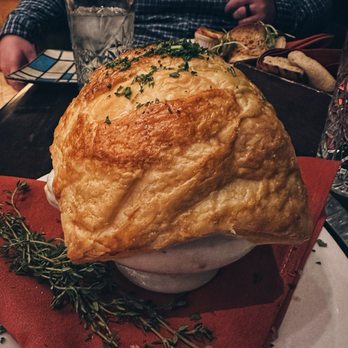 Silver Fork - Special - mushroom soup with homemade puff pastry. The mushrooms were harvested from a local couple earlier that day. - New American Near Me - Manchester, Vermont