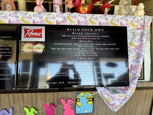 Menu photo 4 Roma Deli San Bruno, CA