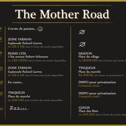 The Mother Road - Planning des emplacements