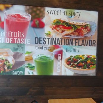 Tropical Smoothie Cafe - Poster in store - Sandwiches Near Me - Tega Cay, South Carolina Tropical Smoothie Cafe - Poster in store - Sandwiches Near Me - Tega Cay, South Carolina
