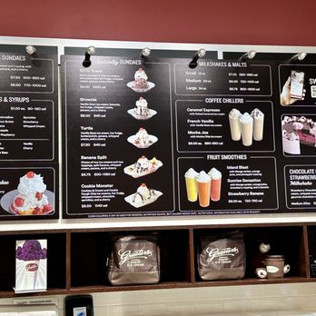 Graeter's Ice Cream - May 2024 menu of sundaes, toppings, milkshakes, coffee chillers, smoothies, etc. - Desserts Near Me - Westlake, Ohio Graeter's Ice Cream - May 2024 menu of sundaes, toppings, milkshakes, coffee chillers, smoothies, etc. - Desserts Near Me - Westlake, Ohio