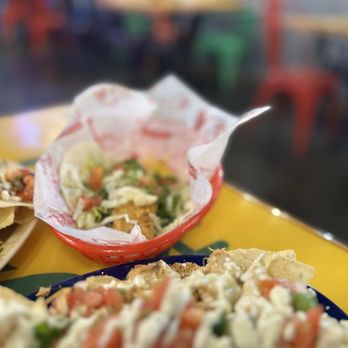Fuzzy's Taco Shop - Beer battered original fish taco - Mexican Near Me - Frisco, Texas