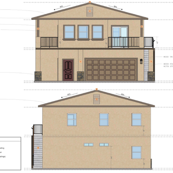 ARC Engineers - Elevations of new ADU - Architects Near Me - National City, California
