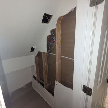UV Electric - Old sub-panel location - Electricians Near Me