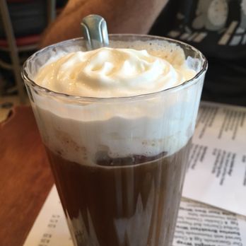 Ann Sather Restaurant - Their famous hot Swedish coffee (very sweet) - Scandinavian Near Me - Chicago, Illinois Ann Sather Restaurant - Their famous hot Swedish coffee (very sweet) - Scandinavian Near Me - Chicago, Illinois