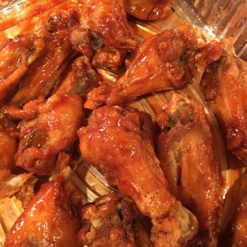 Hot Spot & Toxic Wings - a close up of a plate of hot wings - Fast Food Near Me - White Plains, New York