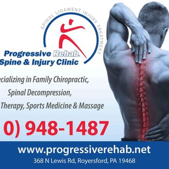 Progressive Rehab - Free Exam - Chiropractors Near Me - Royersford, Pennsylvania Progressive Rehab - Free Exam - Chiropractors Near Me - Royersford, Pennsylvania