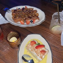Dessert: churros & tres leches Dessert: churros & tres leches