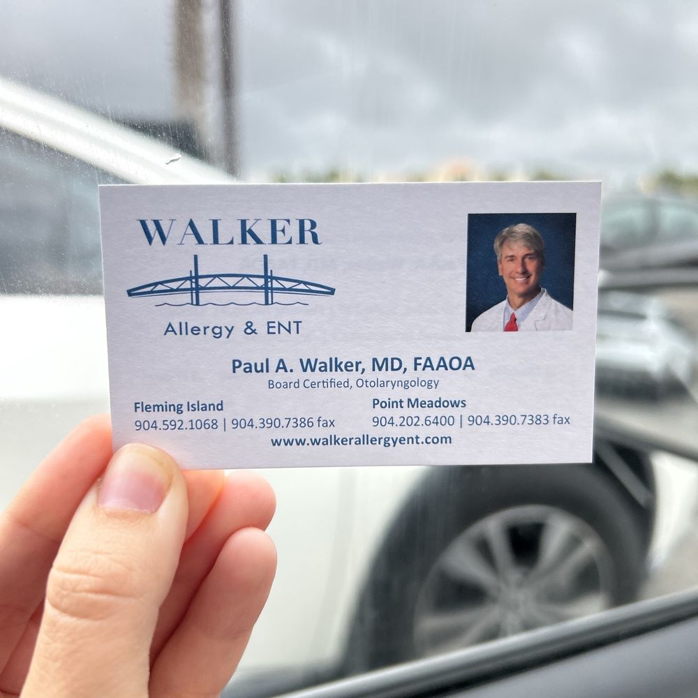 Walker Allergy & ENT - Dr. Walker is who I saw today! - Allergists Near Me - Jacksonville, Florida Walker Allergy & ENT - Dr. Walker is who I saw today! - Allergists Near Me - Jacksonville, Florida