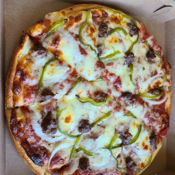 CJ's Pizza and Giant Grinders - Hamburger pizza - Italian Near Me - Manchester, Connecticut