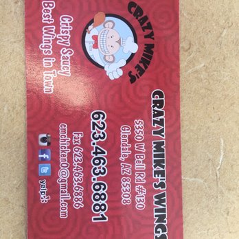 Crazy Mike's Wings - Chicken Wings Near Me - Glendale, Arizona Crazy Mike's Wings - Chicken Wings Near Me - Glendale, Arizona