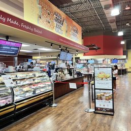 the inside of the store