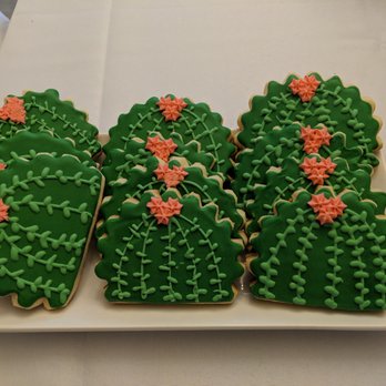 Creative Crumbs - cactus sugar cookies - Bakeries Near Me