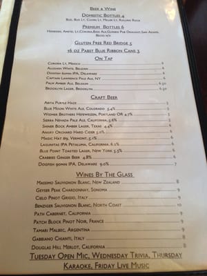 Menu photo 4 The Hideaway Kitchen & Bar Ridgefield, CT