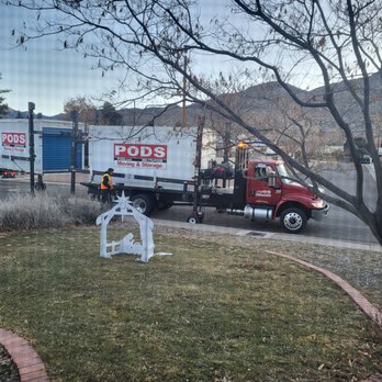 PODS Moving & Storage - Nathaniel then moved his POD truck off the street to give more room to Bryan. - Movers Near Me - Albuquerque, New Mexico