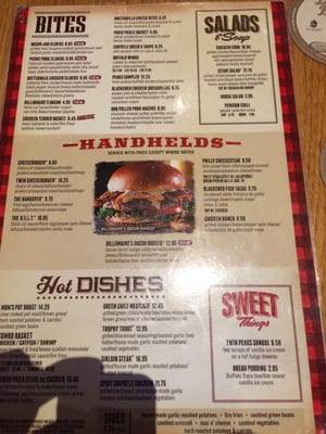 Menu photo 3 Twin Peaks El Paso, TX