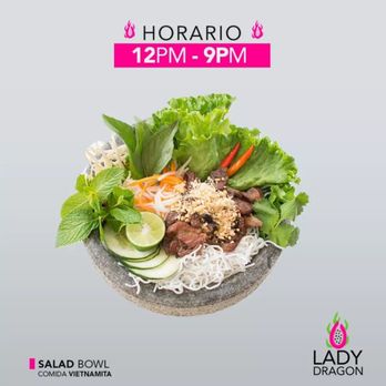 Lady Dragon - Vermicelli Salad Bowl - Vietnamese Near Me - Tijuana, BCN