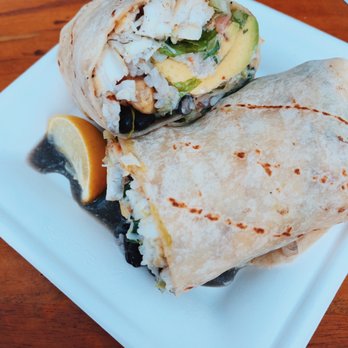 Bear Flag Fish - The premium burrito with grouper fish - Seafood Near Me - Newport Beach, California