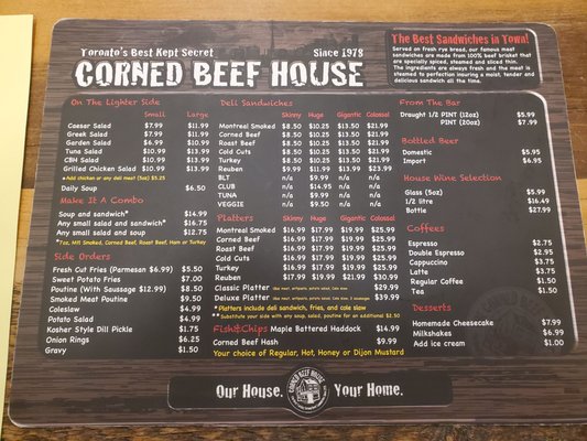 Menu photo 6 The Corned Beef House Vaughan, ON