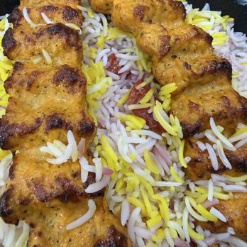 Javan Restaurant - Side Of Albalo Polo (Cherry Rice) with Chicken Kobideh #3 - Persian/Iranian Near Me - Los Angeles, California Javan Restaurant - Side Of Albalo Polo (Cherry Rice) with Chicken Kobideh #3 - Persian/Iranian Near Me - Los Angeles, California