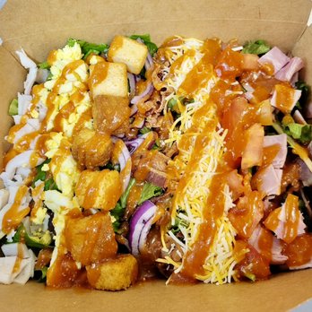 The Bluebird Bistro - Chef Salad with Otts Famous Dressing - Cafes Near Me - Centralia, Missouri