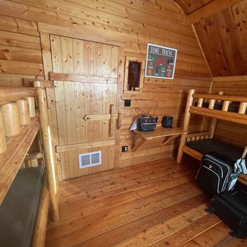 La Junta KOA - Second bedroom Y Cabin, bunks sleeps 4 or more. - RV Parks Near Me - La Junta, Colorado
