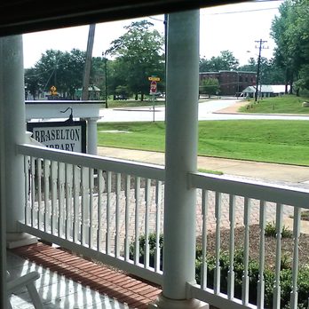 Braselton Library - Braselton Library's porch rocking chair view. Grab a good book, I'll read with you. - Libraries Near Me - Braselton, Georgia Braselton Library - Braselton Library's porch rocking chair view. Grab a good book, I'll read with you. - Libraries Near Me - Braselton, Georgia
