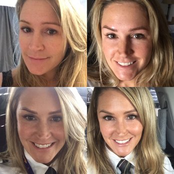 Accent On Faces - Top left- before microblading  Top right - day of the procedure  Bottom left - 3 days later  Bottom right - 3 weeks later - Permanent Makeup Near Me - Denver, Colorado