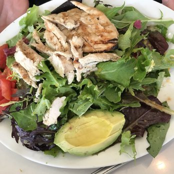 Cafe Zack - Lunch size taco salade with grilled chicken was actually a huge portion. - Seafood Near Me - Ventura, California Cafe Zack - Lunch size taco salade with grilled chicken was actually a huge portion. - Seafood Near Me - Ventura, California