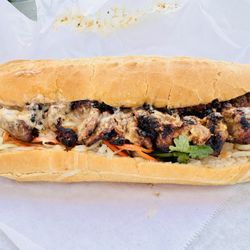 A&J Seafood Shack - Beef Stick Sandwich