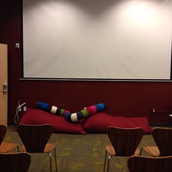 HI Boston Hostel - Projection screen for movie nights - Hostels Near Me - Boston, Massachusetts