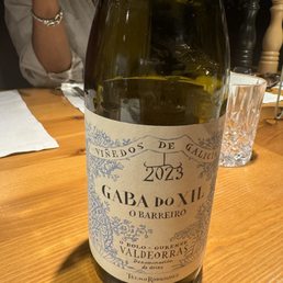 Beautiful wine selected for us...