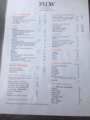 Menu photo 5 Flow Paris, 75 Menu photo 5 Flow Paris, 75