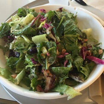 Pita 360 - Chicken shawarma salad ($8.95) chicken was dry & there was hardly any chicken - Mediterranean Near Me - Gardena, California