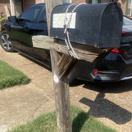 Old mailbox...new mailbox Old mailbox...new mailbox