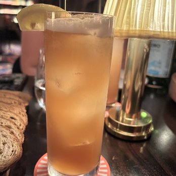 The Library - Yuzu Arnold Palmer mocktail - New American Near Me - Las Vegas, Nevada The Library - Yuzu Arnold Palmer mocktail - New American Near Me - Las Vegas, Nevada