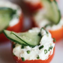 Belle Saveur AVL - Whipped feta stuffed tomato