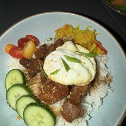 Pork adobo bowl