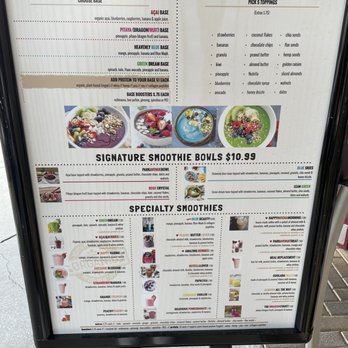 Park Avenue Smoothie Cafe - Menu - Cafes Near Me - Winter Park, Florida