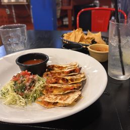 Chorizo Quesadilla and Chips