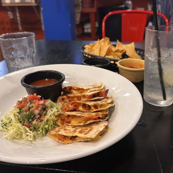 Tequila Revolución - Chorizo Quesadilla and Chips - Bars Near Me - Fairfield, Connecticut