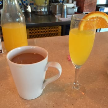Skylark Diner - Saturday morning Breakfast started right! Coffee and mimosa of course! - Diners Near Me - Edison, New Jersey