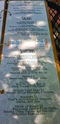 Menu photo 7 Alchemy Colorado Springs, CO