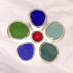 Silverstorm Art Studio - FABULOUS Pendant made with my Sea Glass by Kieli at Silverstorm!!