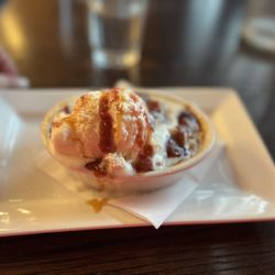 The Bistro at the Everett Hotel - Peach cobbler