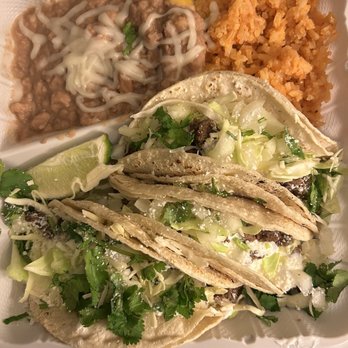 Mami's Mexican Grill | Eugene Mexican Restaurant - Asada taco plate and had them add cotija cheese and crema... absolutely delicious and hit the spot! - Mexican Near Me - Eugene, Oregon