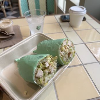 Carla Cafe - Chicken Caesar Wrap with Avocado - Cafes Near Me - Los Angeles, California Carla Cafe - Chicken Caesar Wrap with Avocado - Cafes Near Me - Los Angeles, California